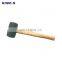 self locking wooden handle rubber head sledge hammer