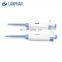 blue while plastic dropper pipet micro pipette tips