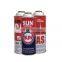 Empty butane gas canister and empty aerosol container 220g