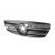 Matte Black AMG Style GRILLE GRILL for Mercedes-Benz W203 C-Class Sedan 4-pin