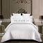 Hotel use 100%cotton white sateen super soft summer bedding duvet cover