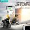 JOYROOM 2 in1 Qi Wireless Car Charger for iPhone X XS XR for Samsung S9 15W Quick Wireless Charger Car Mount Mobile Phone Holder