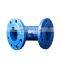 en 545 ductile iron di pipe fitting double flanged bend 90 degree