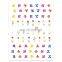 JOYFUL 661-667  hipster dried flower cute flowers blooming gradient UV nail decals nail beauty Sticker