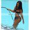 New Bikini Set Brand High Cut Out Bandage Bikinis Vintage Swimsuit Sey Biquini Retro Triangle Hollow Out Black Swimwear