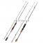 1.8m Section Carbon Fiber Spinning Fishing Rod Ultra Light Fly Lure Rod