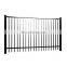 China Anping supplier used cheap galvanized steel wrought iron fence panels aluminium inground pool fence