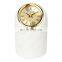 Computer table creative living room marble clock decor stylish bookends ornaments with diagonal mouth