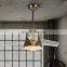 Modern Nordic Colorful Ceiling Fan wi th LED Light Warm White Ceiling Light Home Lights