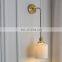 Decorative White Ceramics Wall Lamp E27 Long Arm Indoor Wall Lamp