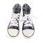 Wholesale girls lace up rain boots flat ankle rain boots
