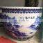 Blue and white porcelain hand painted garden flower planting pot wholesale