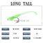 10 PCs/Lot 70mm 1g fishing soft lure rubber eel jig with stainless steel hook