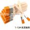 art paint painting Oil brush set watercolor  Bristle  Brush With Wooden Handle Manufacturer In Brush