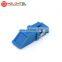 MT-1032-DA-SC Blue Fiber Optic SC Female Connector Singlemode SC UPC Simplex Trapezoid Adapter With Flip Type Dust