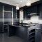 Whole house design Modern kitchen furniture Black Matte Modular Kitchen Cabinets