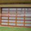 Modern electric see through  9x8 glass garage doors for house