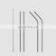 Factory Direct reusable metal drinking straws stainless steel