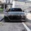 100% fit complete car accessories for Audi A7 C8 2019 2020 upgrade to Rs7 Model with front bumper assembly grille front lip