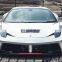Runde CF And FRP Material Front Bumper Front Lip Side Skirt Rear Bumper Rear Lip Exhaust For Ferrari 458 PD Style Full Body Kit