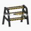 Home gym commercial professional dumbbell rack fitness equipment 3 layers rack