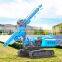 Solar hydraulic steel  pile hammer ramming driving machine
