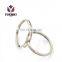 Hot Sell Customize Metal High Quality Key Split Ring Black