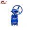 PTEE fluorine lined butterfly valve worm wheel manual WCB cast steel butterfly valve