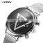 SINOBI Masculinity Multi-funtion Wristwatch Iron Triangle Dial Design Quartz Watch Wristwatches men watch luxury S9830G-D