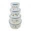Sustainable European Take Out Home Kitchen Grain Fruit Nut Pantry Round Food Plastic Storage Box Food Containers Customized