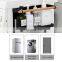 Magnetic Fridge Organizer Paper Towel Holder Rustproof Spice Jars Rack Small Kitchen Hanging Foldable Refrigerator Shelf