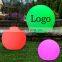 Customized PE material holiday lighting Led Round Ball solar garden lights led outdoor indoor magic charge ball light
