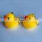 Custom Wholesale Cute Plastic Yellow Soft PVC 3D Animal Ducky Keychain Rubber Duck Keychain