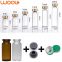 10ml vial glass bottle with Silicone lip cover label sticker and free design colorful boxes