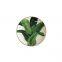 Gold Rimmed Palm Leaves Leaf Dining Table Set Ceramic Bone China Plate Wedding