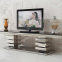 whosale factory living room furniture silver stainless steel marble tv stand modern luxury tv stands