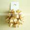 Christmas decorative poly ribbon pull star bow for holiday times