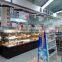 APEX supermarket/store custom make single side glass bakery showcase/bread display cabinet