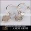Sterling Silver Round cz Promise Engagement polymer clay earring