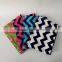 Osni fashion customed wholesle double wave printed colorful 3-ring binder canvas pencil pouch/bag for colleage