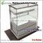 Myidea new design safety glass display cabinet and vitrine