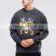 3D Printing wholesale grey 100% cotton men's hoodies & sweatshirts