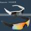2016 New 4.1V Three Glasses Lens Smart Glasses Polaroid Bluetooth Sunglasses