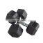 Gym accessories Rubber hex dumbbell TZ-8001