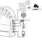 Compact and portable 6W 18V solar home lighting system