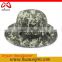 Alibaba China Fisherman Bucket Hat Summer Visor Camouflage Cotton Hat and Promotion Custom Fishing Hat Cap