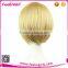 Factory cheap fashion blonde wig for girl