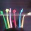 wholesale fancy flexible plastic ball point pen