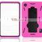 Robot stand rubber protective case for Alcatel one touch pop 7 back cover
