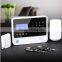 German+Russian+Spanish voice alert wireless gsm alarmystem for family security monitoring in 24 hours